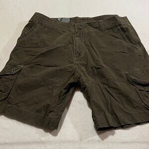 Kuhl Men's Dark Green Cargo Shorts size 38